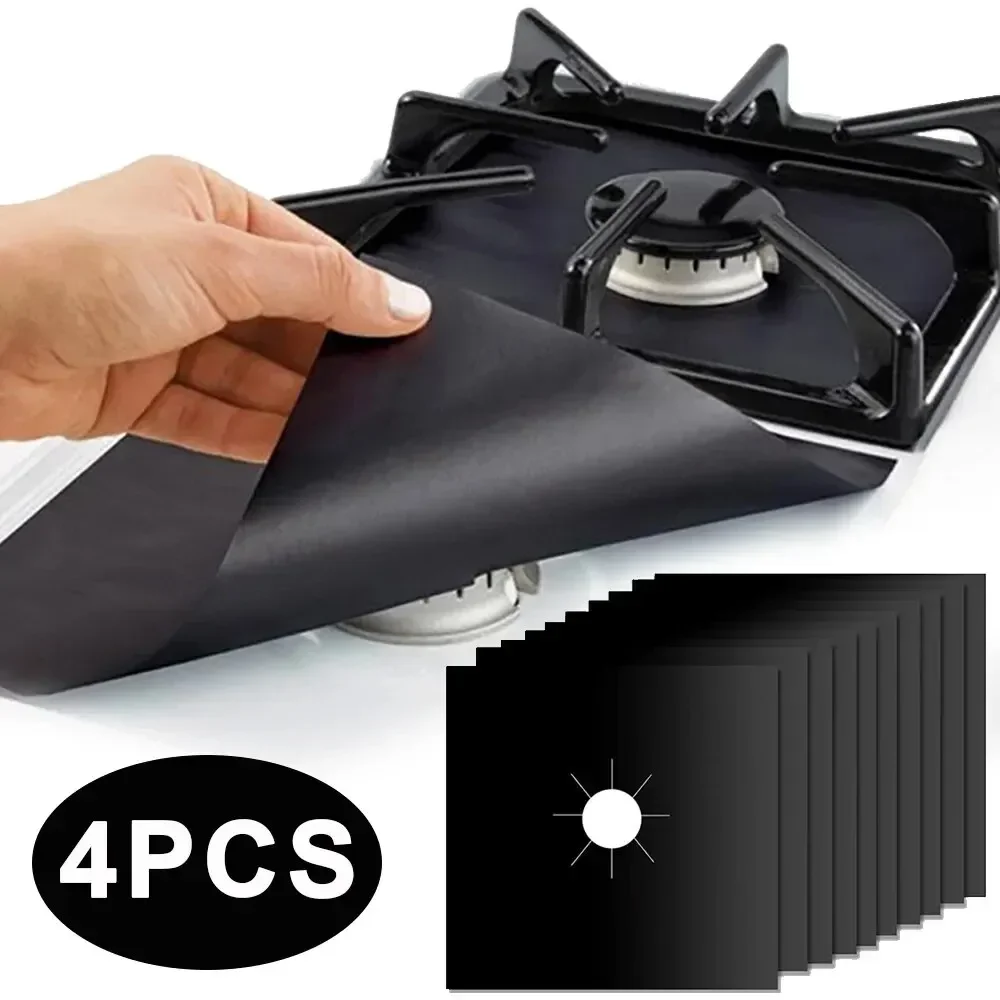 Commercial Kitchen Hood Installation - 2/4 Pcs Gas Stove Protector Cooker