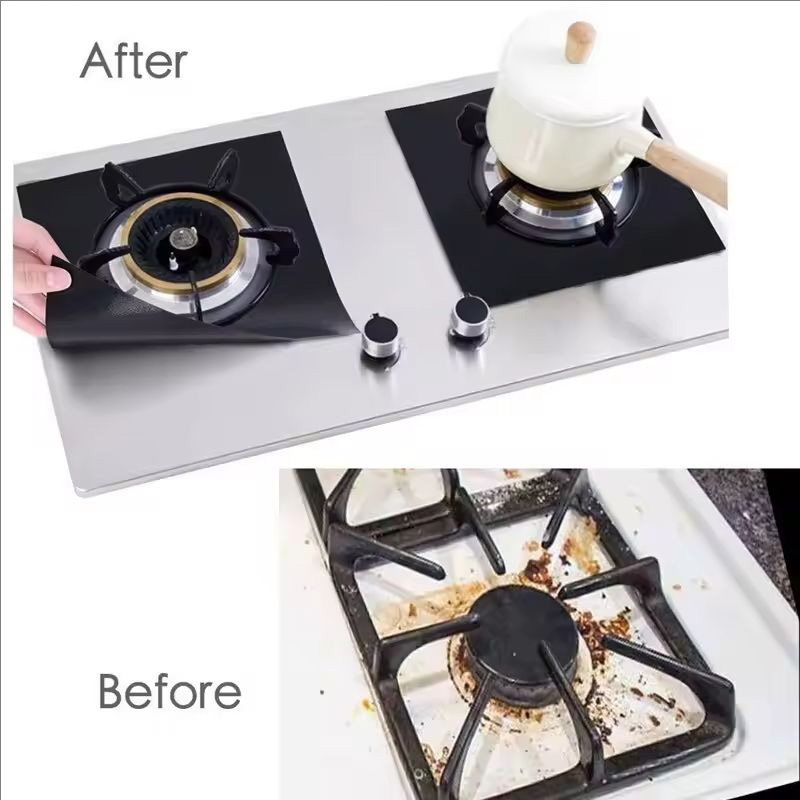 2/4/8Pcs Gas Stove Protector C - огляд і ціна Commercial Kitchen Hood Installation