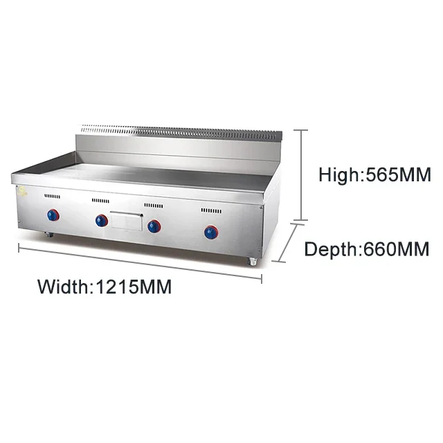 Gas Flat Griddle Commercial Re - огляд і ціна Commercial Kitchen Griddle