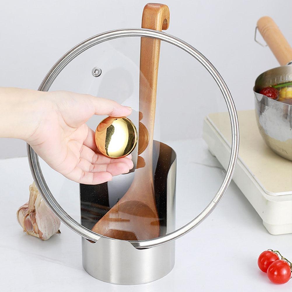 Stainless Steel Pot Lid Holder - огляд і ціна Commercial Kitchen Griddle