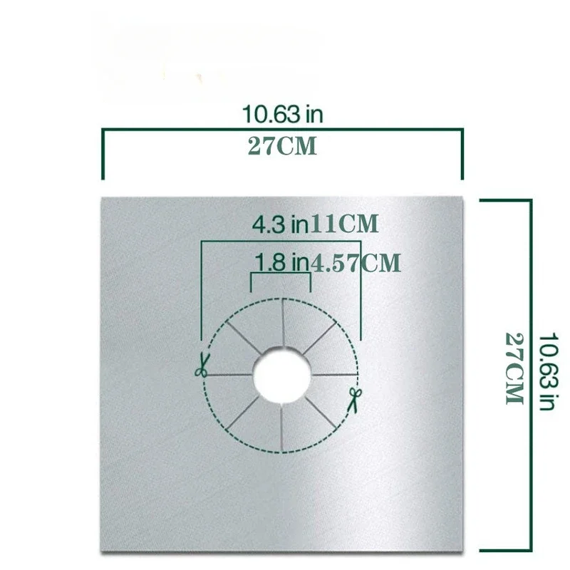 2/4 Pcs Gas Stove Protector Co - огляд і ціна Commercial Kitchen Hood Installation