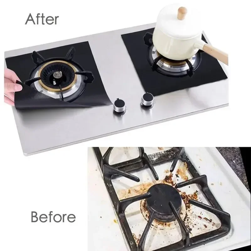 2/4 Pcs Gas Stove Protector Co - огляд і ціна Commercial Kitchen Hood Installation