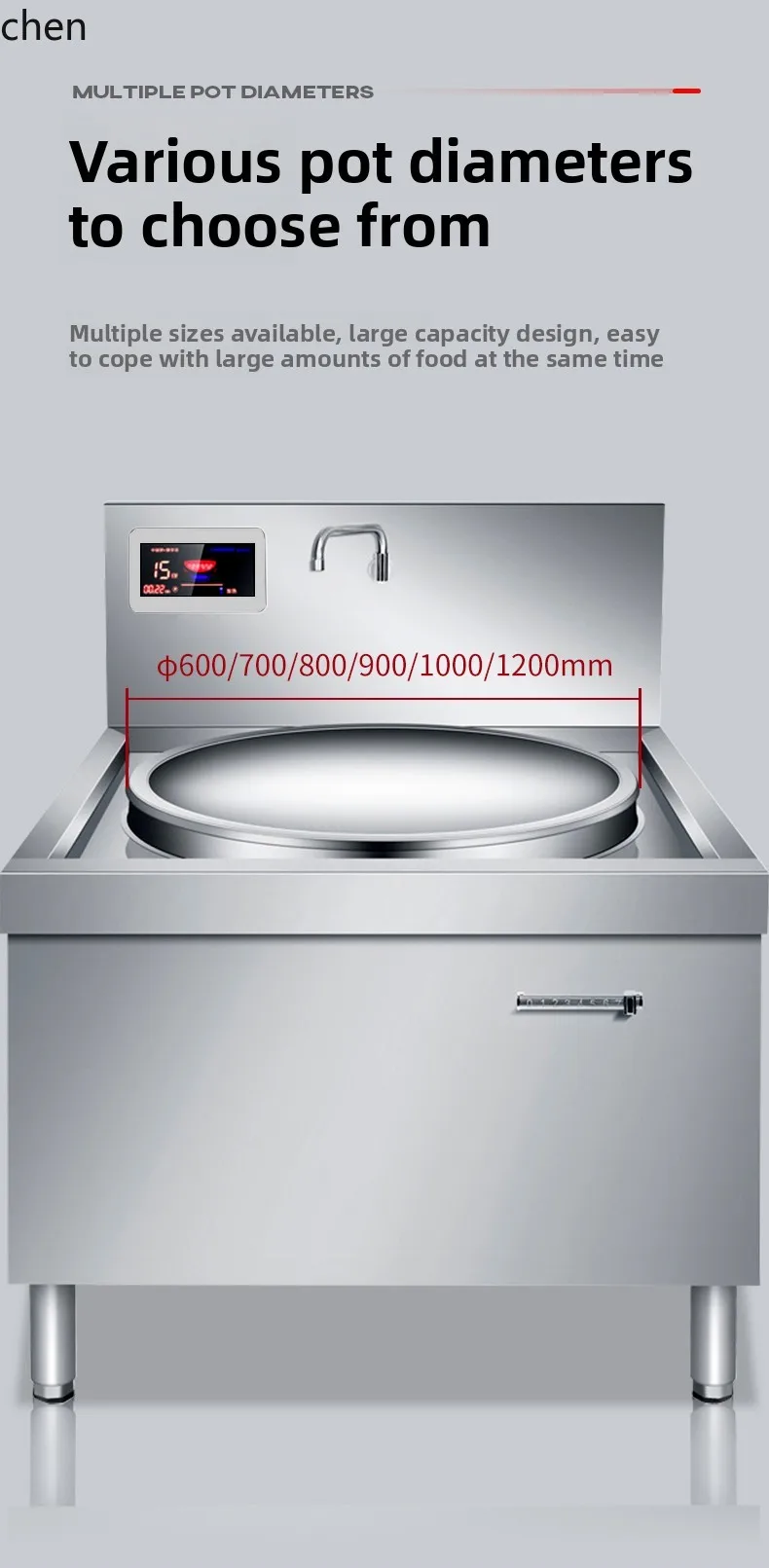 ZML commercial induction cooke - огляд і ціна Induction Cooker Commercial