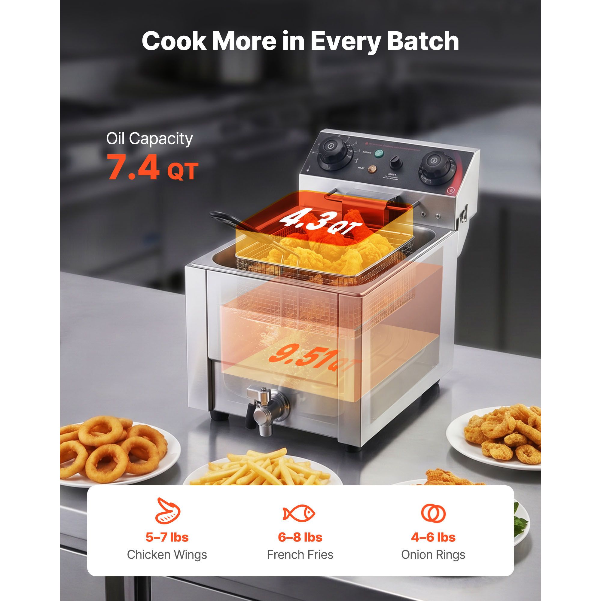 Commercial Electric Deep Fryer - огляд і ціна Induction Cooker Commercial