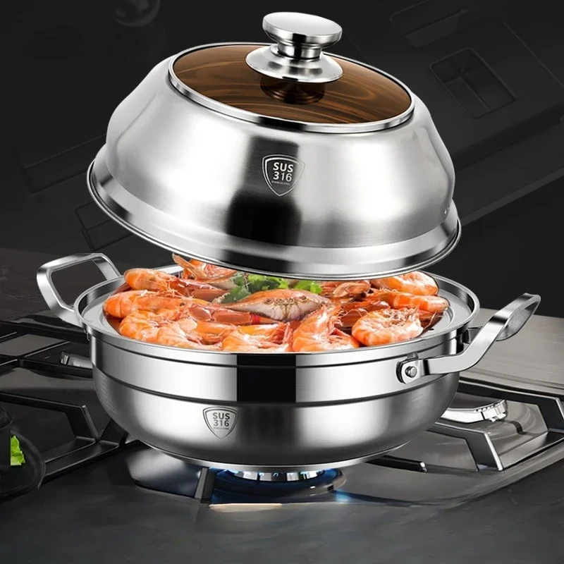 Seafood Steam Pot 316 Stainles - огляд і ціна Induction Cooker Commercial