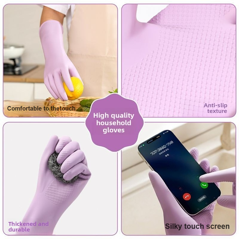 Latex Dish Washing Gloves,with - огляд і ціна Commercial Kitchen Gloves