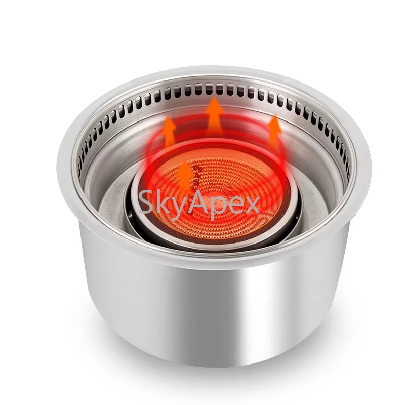 New Commercial 1500W Round Ele - огляд і ціна Commercial Kitchen Installation