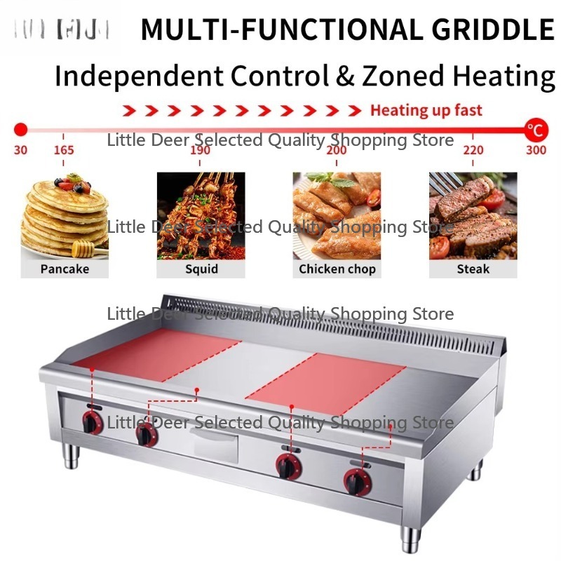 16mm Commercial Restaurant Kit - огляд і ціна Commercial Kitchen Griddle