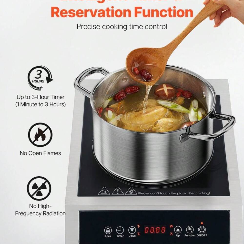 Portable Cooktop, 1800W Commer - огляд і ціна Induction Cooker Commercial