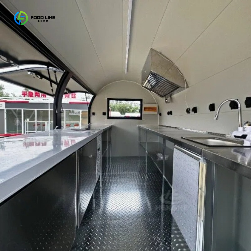 Sleek Minimalist Food Traile M - огляд і ціна Commercial Kitchen Units For Sale