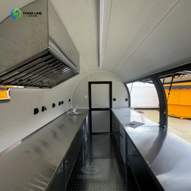 Sleek Minimalist Food Traile M - огляд і ціна Commercial Kitchen Units For Sale
