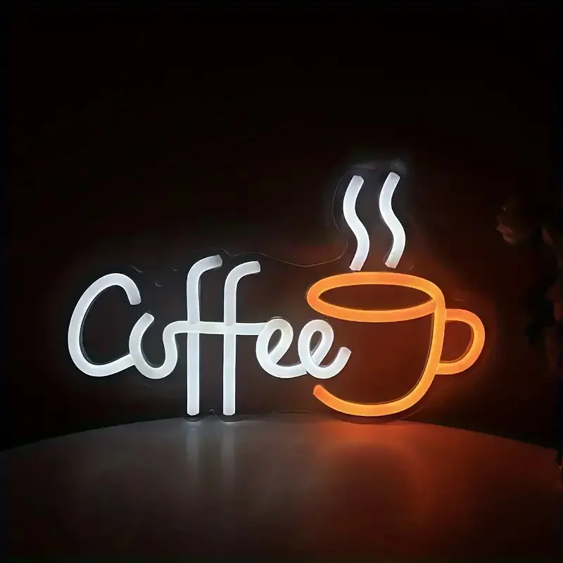 Coffee Cup Designed Neon Sign  - огляд і ціна Commercial Kitchen Walls
