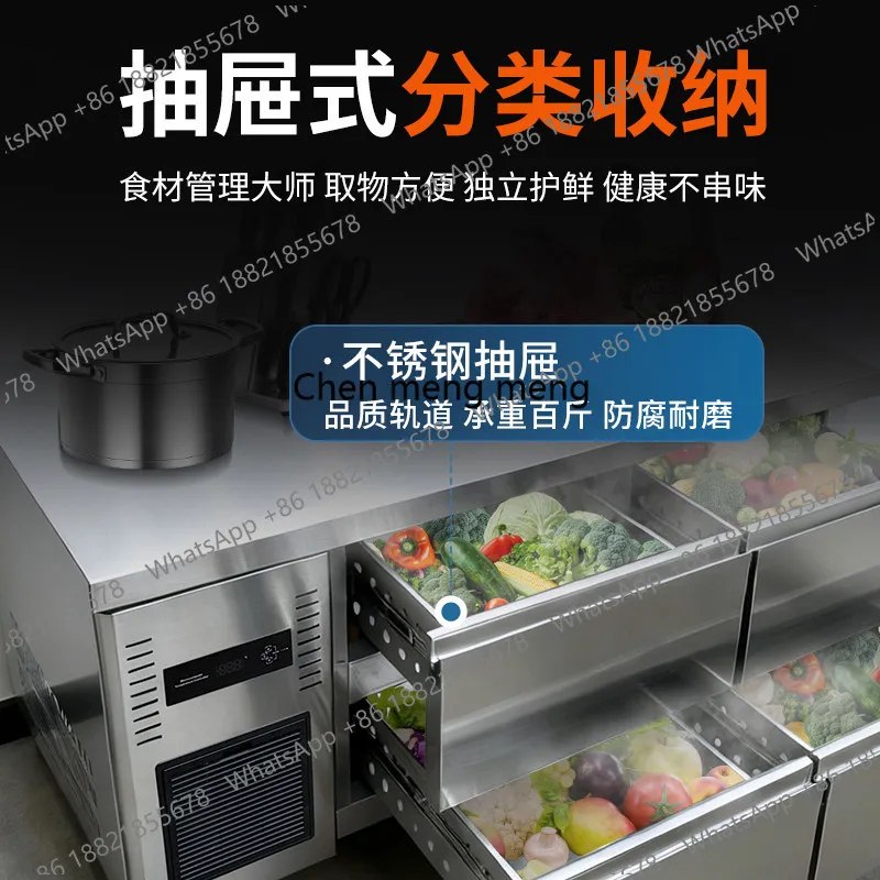 X188 Drawer refrigerated workb - огляд і ціна Commercial Kitchen Refrigerator