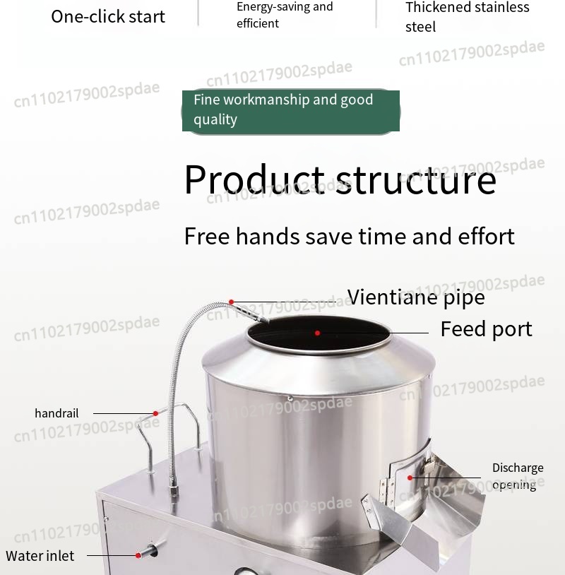 Commercial Potato Taro Ginger  - огляд і ціна Commercial Potato Peeler