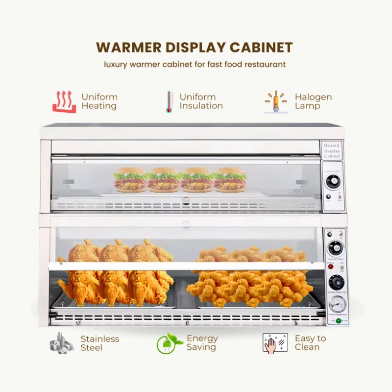 TENSHINE KFC Style Display War - огляд і ціна Food Warmer Display